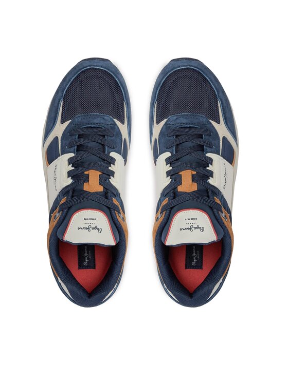 Pepe Jeans Pepe Jeans Sneakersy London Pro Mesh PMS60014 Tmavomodrá