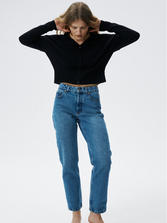 MARI PRETI MARI PRETI Cardigan Willow Nero Regular Fit