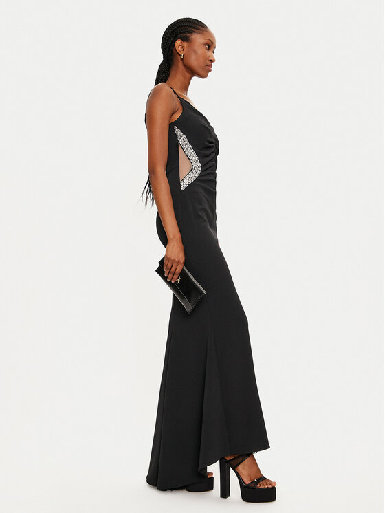 Rinascimento Rinascimento Abendkleid CFC0121948003 Schwarz Slim Fit