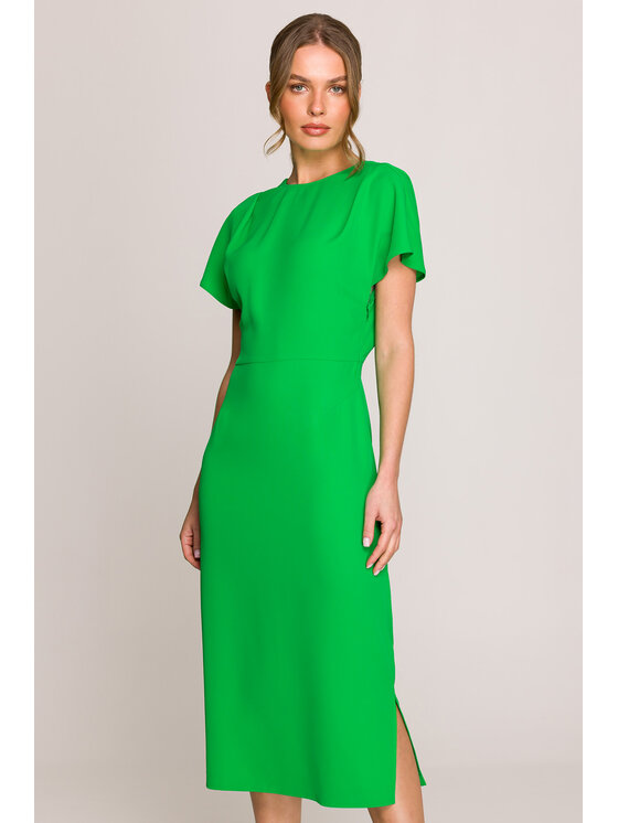 Stylove Stylove Sukienka wieczorowa S398 Zielony Premium Fit