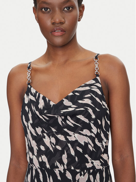 Morgan Morgan Vasaras kleita 251-REMA1 Melns Regular Fit