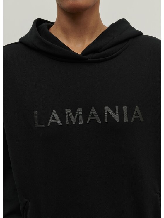 La Mania La Mania Felpa MONOCHROME 3 Nero Classic Fit