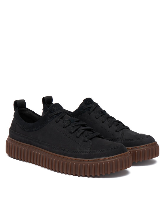 Clarks Clarks Tenisice Torhill Lace 26183470 Crna