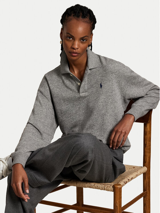 Polo Ralph Lauren Polo Ralph Lauren Bluză 211947966501 Gri Relaxed Fit