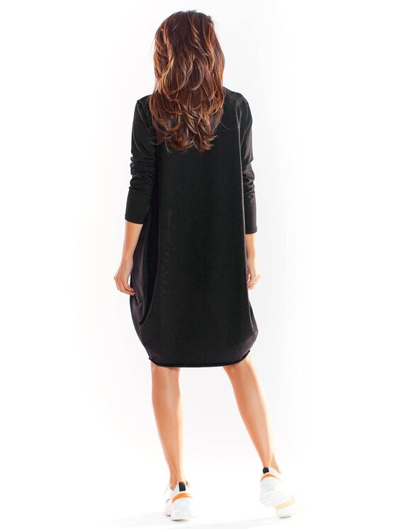 Infinite You Infinite You Vestito di maglia M232 Nero Basic Fit