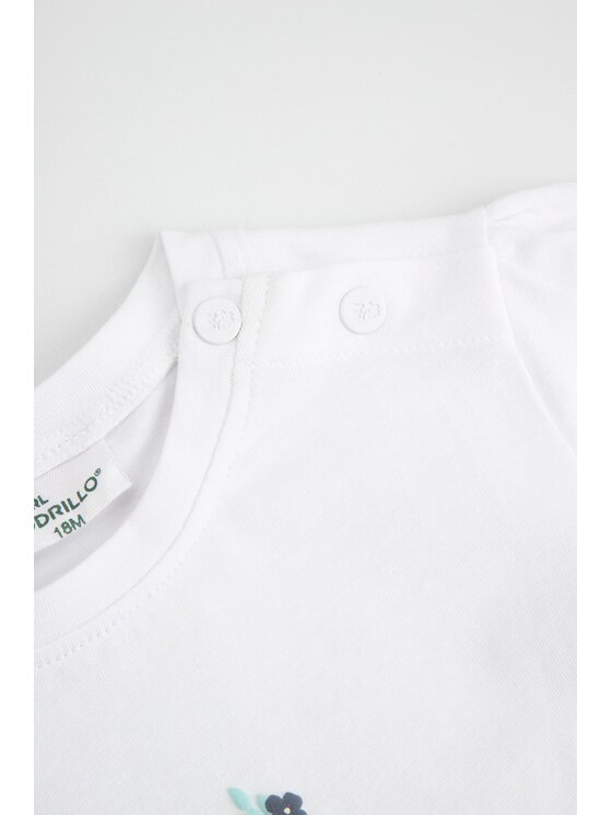 Coccodrillo Coccodrillo T-Shirt WC6143201FGN-001 Biały Regular Fit