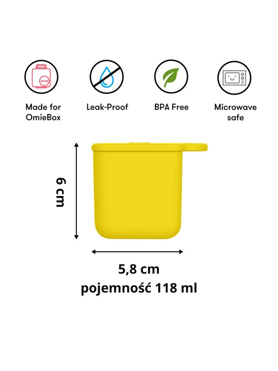 Omie Omie Zestaw pojemników OmieDip Fioletowy
