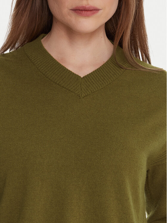 United Colors Of Benetton United Colors Of Benetton Pullover 102HD4032 Grün Relaxed Fit