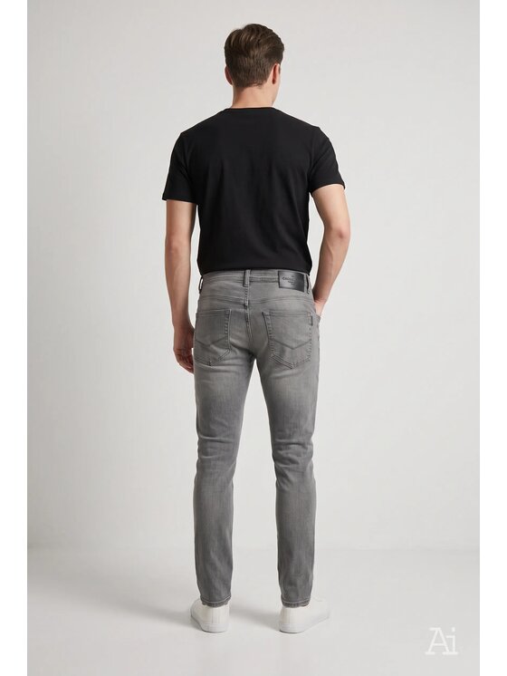 Cross Jeans Cross Jeans Jeansy E 169-161 Szary Slim Fit