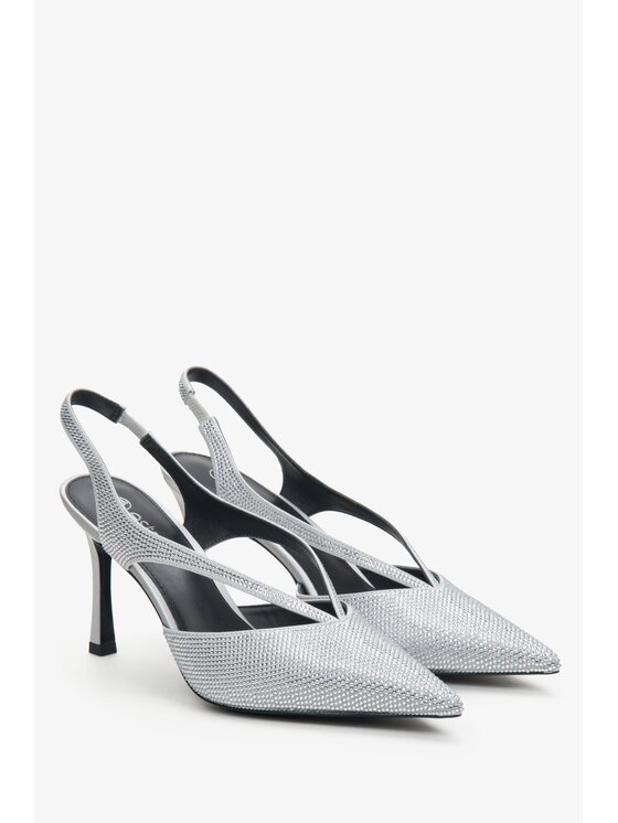 Estro Estro Czółenka ER00114305 Srebrny