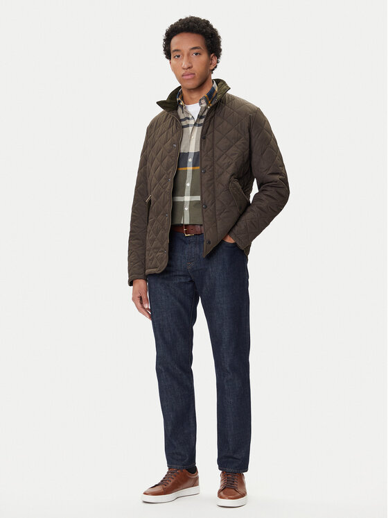 Barbour Barbour Prijelazna jakna Chelsea MQU0006OL51 Zelena Regular Fit