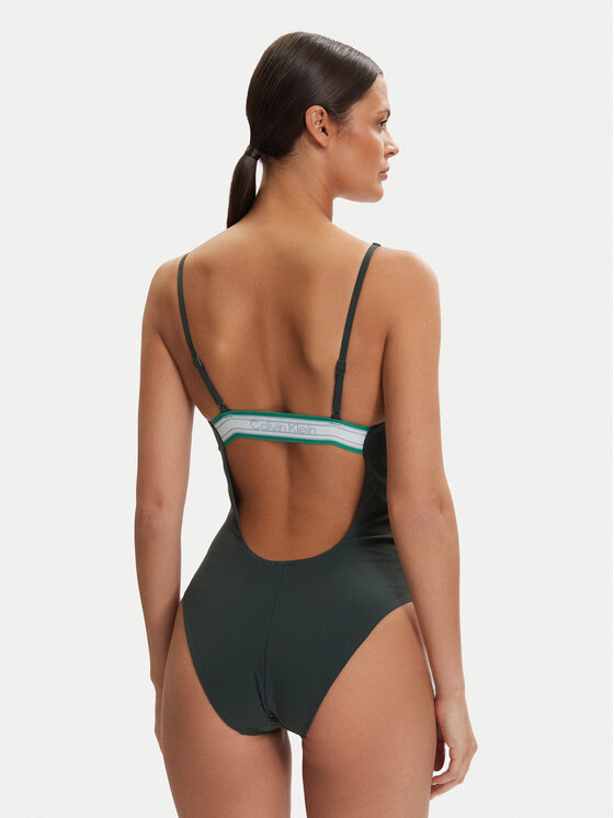 Calvin Klein Swimwear Calvin Klein Swimwear Maudymosi kostiumėlis LV00Q61105 Žalia