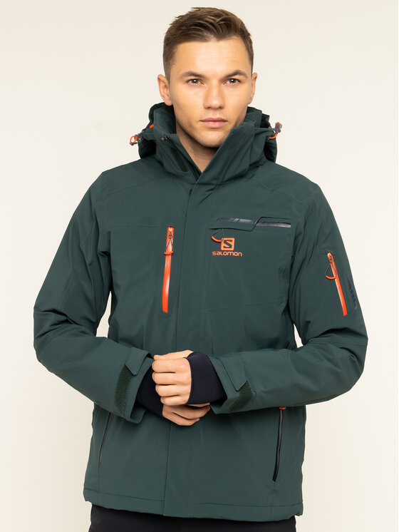 Salomon Salomon Лижна куртка Brilliant LC1192100 Зелений Regular Fit