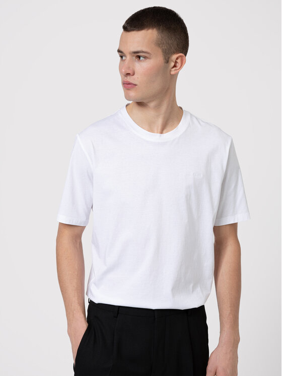 HUGO Hugo T-särk Dero211 50442898 Valge Regular Fit