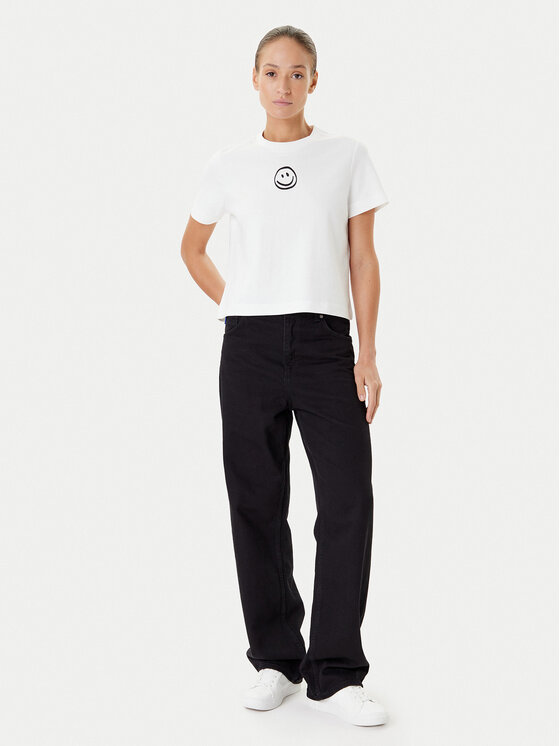 Vero Moda Vero Moda Marškinėliai Sara 10311633 Balta Regular Fit
