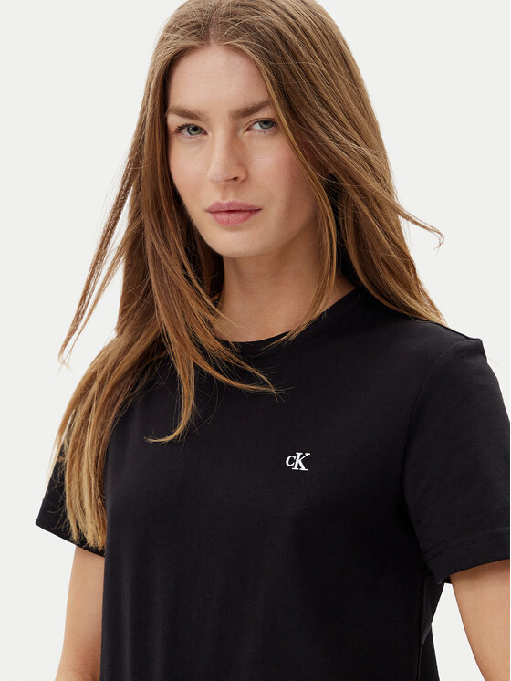 Calvin Klein Jeans Calvin Klein Jeans Póló LV047B224G Fekete Regular Fit