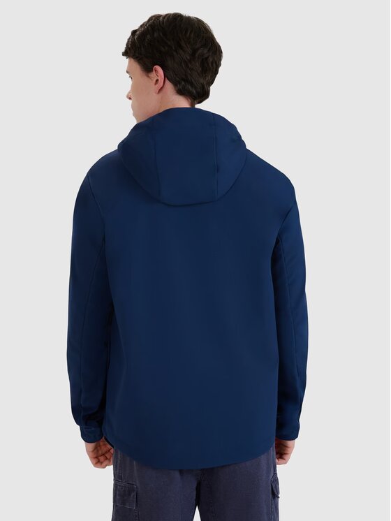 4F 4F Kurtka softshell 4FWSS25TSOFM324-30S Niebieski Regular Fit
