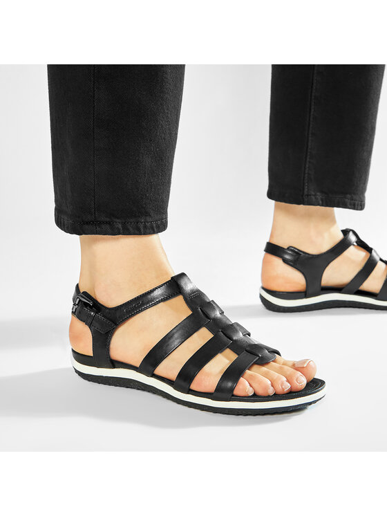Geox Geox Sandali D Sand. Vega A D72R6A 00043 C9999 Črna