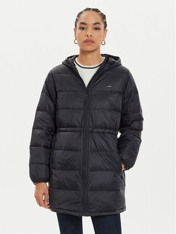 Levi's Vatovaná bunda Polly A8525 Čierna Regular Fit