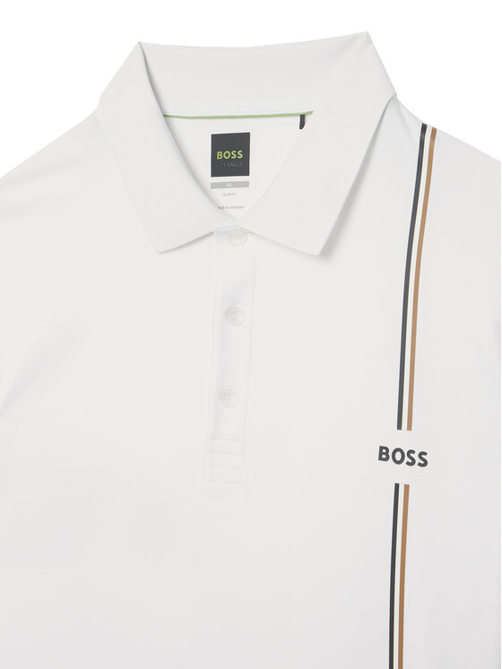BOSS BOSS Polo PL_TOC Game 3 50563363 Biały Regular Fit