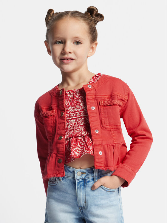 Mayoral Mayoral Jeans jakna 3473 Rdeča Regular Fit