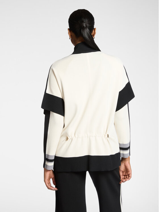 Elena Mirò Elena Mirò Cardigan S606Z000010N0A1 Nero Boxy Fit