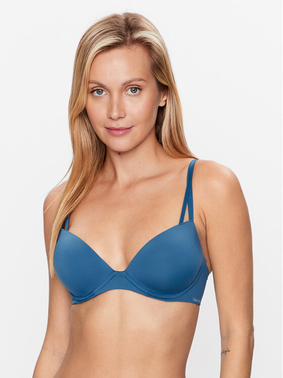 Calvin Klein Underwear Push-up krūšturis 000QF6016E Zils