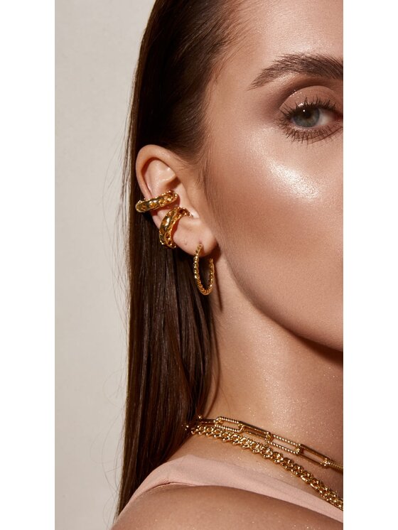 Alicja&Maria Jewellery Alicja&Maria Jewellery Nausznica Bloom Gold Żółte złoto