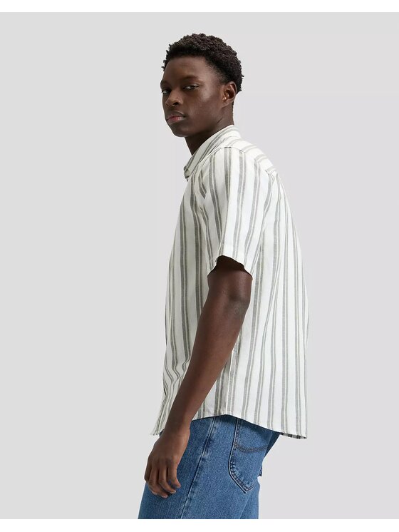 Lee Lee Koszula SSSHIRT Szary Regular Fit