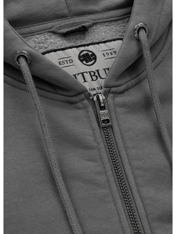 PITBULL PITBULL Bluza MANZANITA HEART Szary Regular Fit