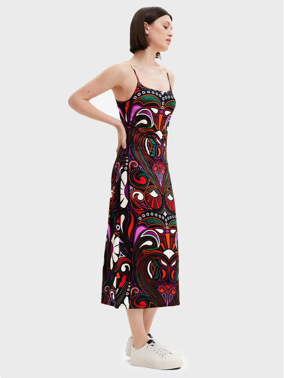 Desigual Desigual Igapäevane kleit Marca 22WWVK23 Värviline Slim Fit