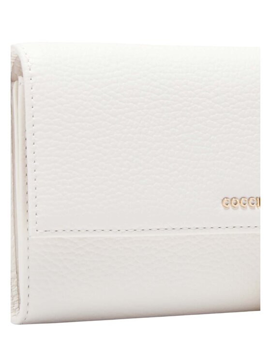 Coccinelle Coccinelle Portafoglio METALLIC S24 Bianco