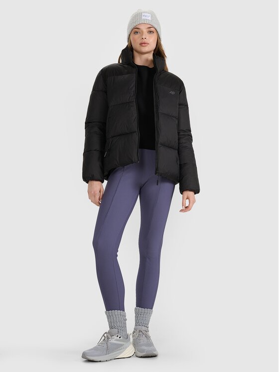 4F 4F Giubbotto piumino 4FWAW25TDJAF581-20S Nero Regular Fit