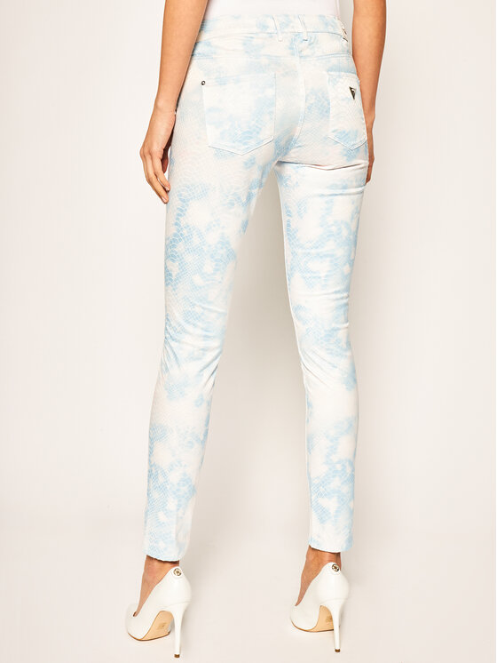 Guess Guess Дънки джегингс W02A03 WCRR1 Син Skinny Fit