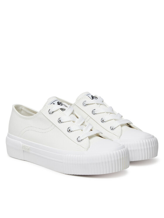 Lee Lee Plátěnky Isla C Women Low 50251001.1FG Bílá