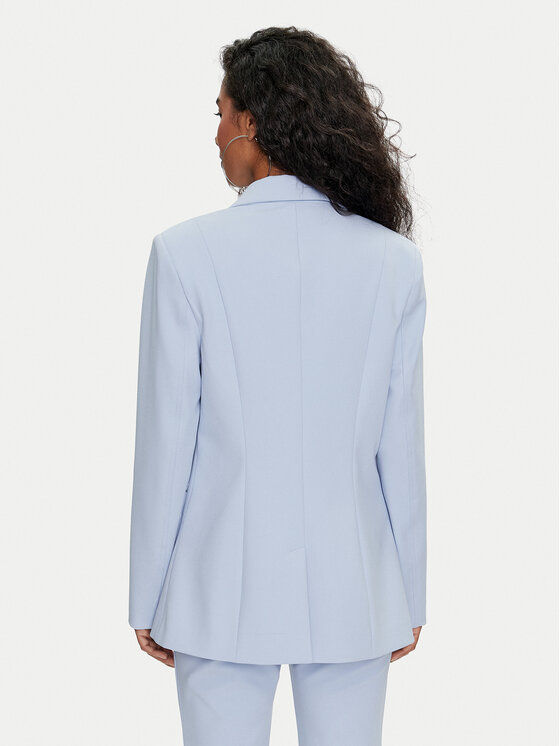 Guess Guess Marynarka W4YN33 KCBO2 Niebieski Regular Fit