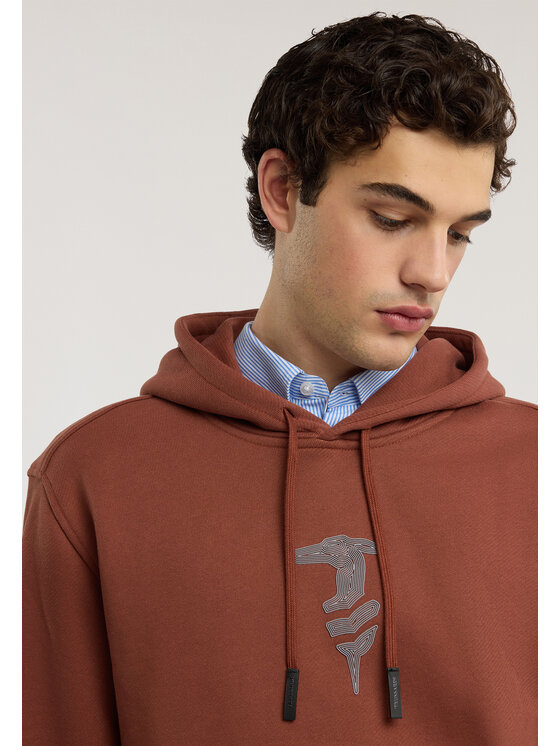 Trussardi Trussardi Cardigan G8228000120N022 Rosso Regular Fit