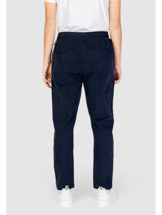 Gianni Lupo Gianni Lupo Pantalone da abito Leonard Carrot Fit Blu Carrot Fit