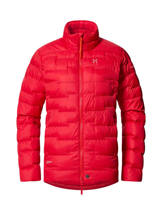 Haglöfs Haglöfs Kurtka puchowa ROC Flash Down Jacket Women Czerwony Regular Fit