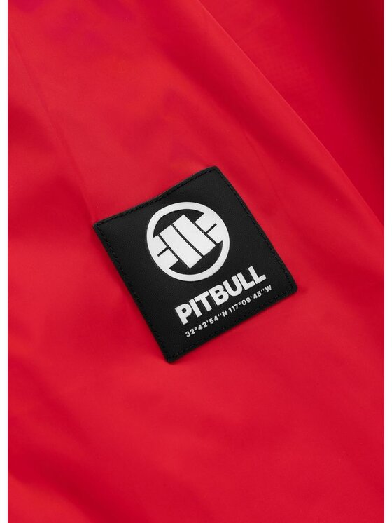 PITBULL PITBULL Kurtka przejściowa ATHLETIC LOGO II Czerwony Regular Fit