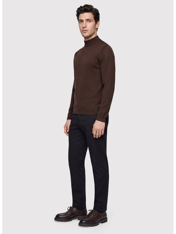 Pako Lorente Pako Lorente Sweter P26WN-2X-015 Brązowy Classic Fit