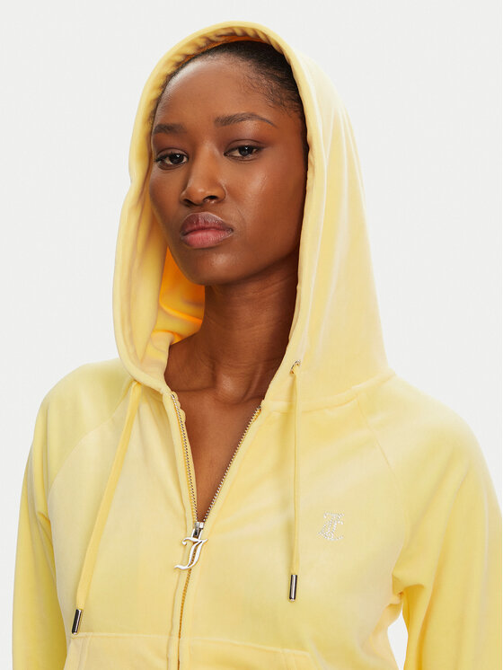 Juicy Couture Juicy Couture Bluza Madison JCWA122001 Żółty Slim Fit