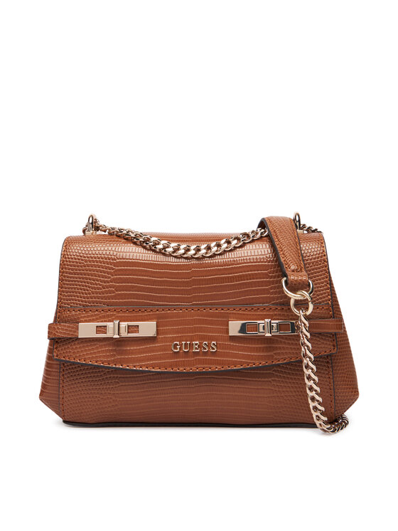 Guess Guess Дамска чанта Melinda Mini HWKL99 33780 Кафяв