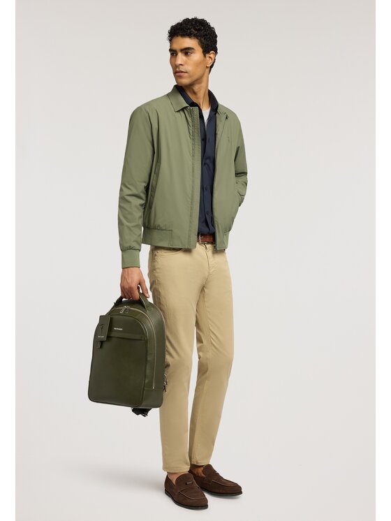 Trussardi Trussardi Płaszcz zimowy R025M000049N035 Zielony Regular Fit