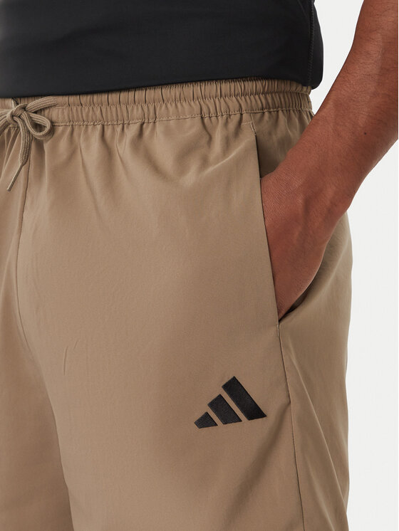 adidas adidas Pantaloncini sportivi Essentials Small Logo Chelsea KF2400 Beige scuro Regular Fit