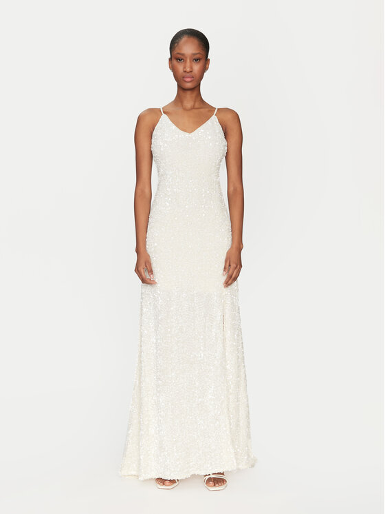 YAS YAS Abito da sera Mira 26036359 Bianco Regular Fit