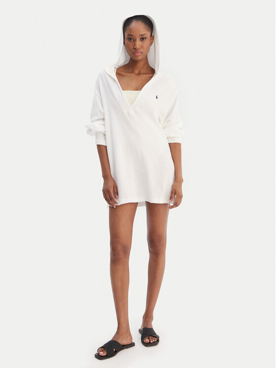 Polo Ralph Lauren Polo Ralph Lauren Haljina za plažu 21656576 Bijela Relaxed Fit