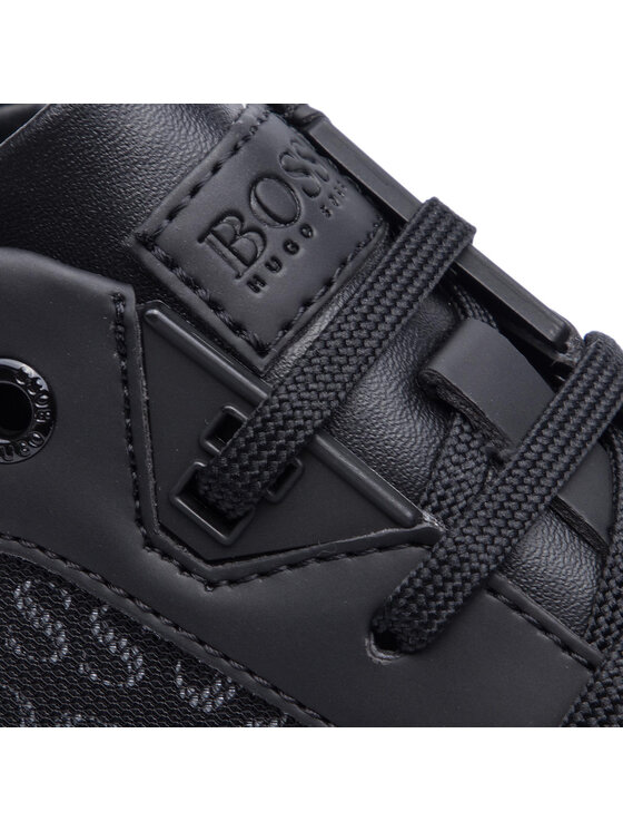Boss Boss Sneakersy Glaze Lowp Logo 50401832 10214347 Czarny