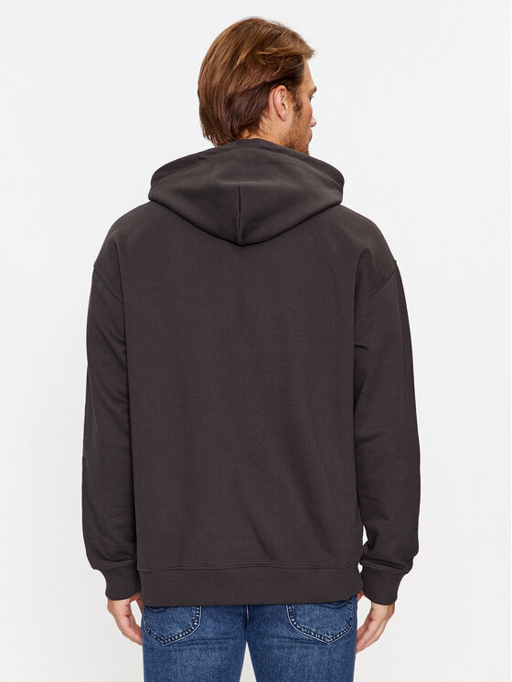 Lee Lee Felpa 112341677 Nero Loose Fit