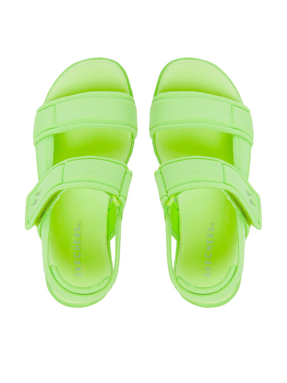 Skechers Skechers Sandały Uno Lite Sandal-Sunny Stand 310372L/LIME Zielony